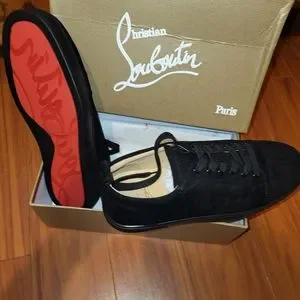 Christian Louboutin,  size 12 in black with red bottoms Christian Louboutin | Shoes | Christian Louboutin Size 2 In  main image 4